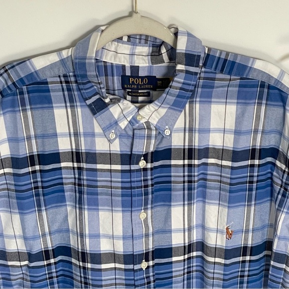 Polo Ralph Lauren short sleeve button down Shirt 3XB big tall 47036 - Picture 2 of 12